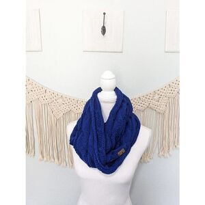 CC Royal Blue Infinity Wrap Scarf